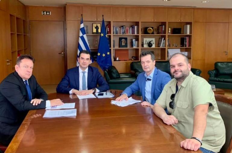 Συνάντηση  Πανελλήνιου Συνδέσμου Ενεργειακών Κοινοτήτων Ελλάδας, με τον Υπουργό Περιβάλλοντος Ενέργειας Κώστα Σκρέκα